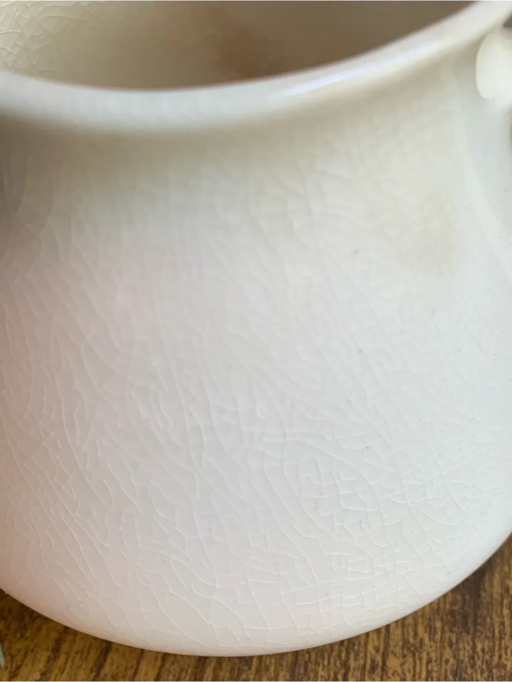 Homer Laughlin White Ceramic Piece Antique Vintage Creamer